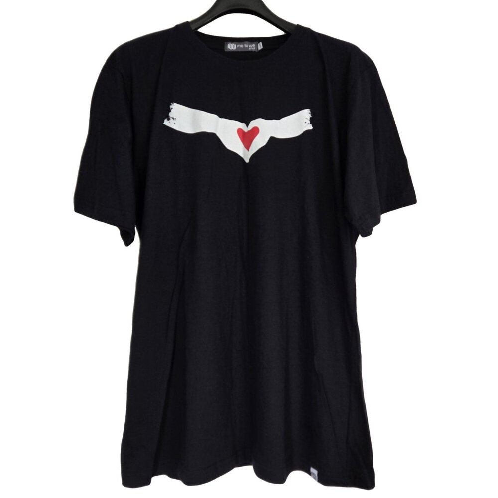 ME TO WE Black Tee Shirt XL